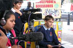 Interviewing at the market