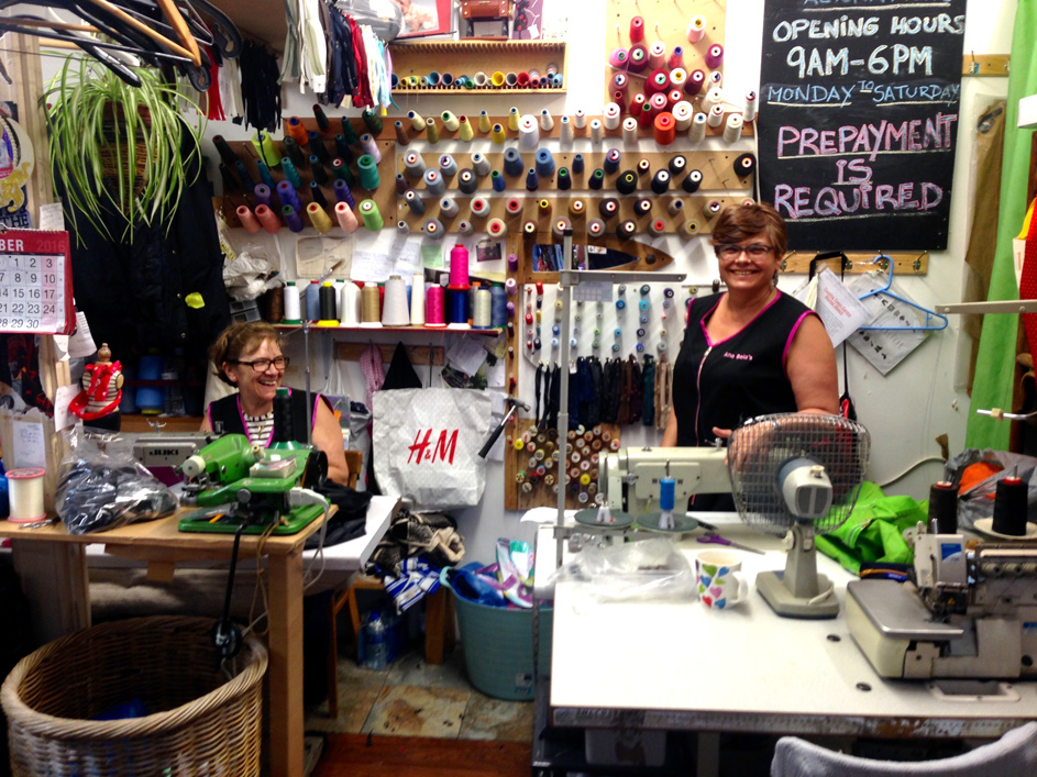 Portugese tailors in Tooting Market